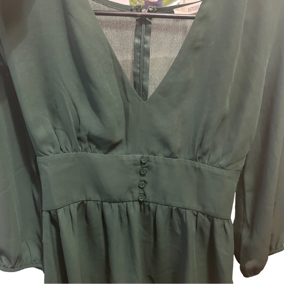 Antionette Christmas Green very elegant Bliuse Mex - Picture 4 of 7